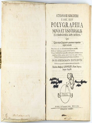 Polygraphia nova et universalis ex combinatoria arte detecta qua quivis etiam linguarum quantumuis imperitus triplici methodo. . . Appendix apologetica.