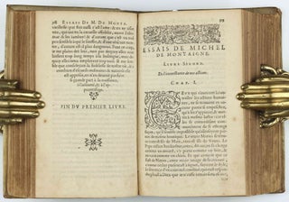 Livre des essais . . . Divise en deux parties. Derniere edition augmentee de deux tables.
