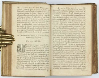 Livre des essais . . . Divise en deux parties. Derniere edition augmentee de deux tables.
