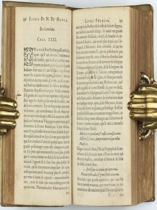 Livre des essais . . . Divise en deux parties. Derniere edition augmentee de deux tables.