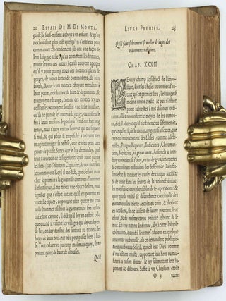 Livre des essais . . . Divise en deux parties. Derniere edition augmentee de deux tables.