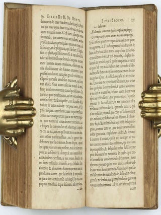 Livre des essais . . . Divise en deux parties. Derniere edition augmentee de deux tables.