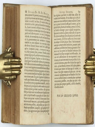 Livre des essais . . . Divise en deux parties. Derniere edition augmentee de deux tables.