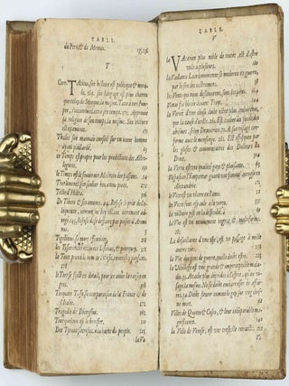 Livre des essais . . . Divise en deux parties. Derniere edition augmentee de deux tables.