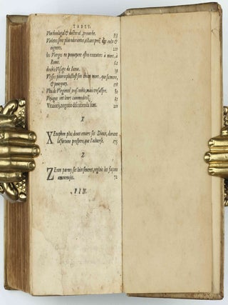 Livre des essais . . . Divise en deux parties. Derniere edition augmentee de deux tables.