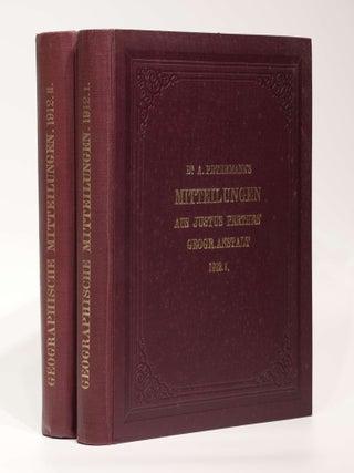 Die Entstehung der Kontinente. In: Dr. A. Petermanns Mitteilungen aus Justus Perthes' geographischer Anstalt 58/1, 1912, pp. 185-195, 253-256, 305-309, folding plate/map and text illustrations.