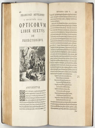 Opticorum libri sex Philosophis iuxta ac Mathematicis utiles. Optica Agvilonii.