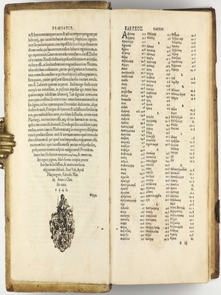 Botanicon, continens herbarum, aliorumque simplicium, quorum usus in Medicinis est, descriptiones, & iconas ad vivum Effigiatas; ex praecipuis tam Grecis quàm Latinis Authoribus iam recens concinnatum. Additis etiam, quae Neotericorum observationes & experientiae vel comprobarunt denuo, uel nuper invenerunt. . . / De Medicinali Materia Libri Sex, Ioanne Ruellio Suessionensi interprete. Singulis cum stirpium, tum animantium. Accesserunt priori editioni, Valerii Cordi Simesusii annotationes doctissimae . Euricii Cordi Simesusii iudicium de Herbis & Simplicibus Medicinae. Remedia morborum, miro ordine complectitur. . .