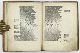 Die Wittenbergisch Nachtigall, Die man yetz höret vberall. Ich sage eüch wo diese schweygen so werden die stain schreyen Luce / Disputation zwischen einem Chorherren und Schuchmacher darin das wort gottes unnd ein recht Christlich wesen verfochten würt / Eyn Gesprech von den Scheynwercken der Gaystlichen, und iren gelübdten, damit sy zuverlesterung des bluts Christi vermaynen selig zuwerden / Eyn Gesprech eynes Evangelischen Christen mit einem Lutherischen, darin der Ergerlich wandel etlicher, die sich Lutherisch nennen, angezeigt und brüderlich gestrafft wird / Ein Dialogus, des inhalt, ein argument der Roemischen, wider das Christlich heüflein, den Geytz, auch ander offenlich laster etc. betreffend.