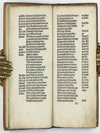 Die Wittenbergisch Nachtigall, Die man yetz höret vberall. Ich sage eüch wo diese schweygen so werden die stain schreyen Luce / Disputation zwischen einem Chorherren und Schuchmacher darin das wort gottes unnd ein recht Christlich wesen verfochten würt / Eyn Gesprech von den Scheynwercken der Gaystlichen, und iren gelübdten, damit sy zuverlesterung des bluts Christi vermaynen selig zuwerden / Eyn Gesprech eynes Evangelischen Christen mit einem Lutherischen, darin der Ergerlich wandel etlicher, die sich Lutherisch nennen, angezeigt und brüderlich gestrafft wird / Ein Dialogus, des inhalt, ein argument der Roemischen, wider das Christlich heüflein, den Geytz, auch ander offenlich laster etc. betreffend.