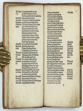Die Wittenbergisch Nachtigall, Die man yetz höret vberall. Ich sage eüch wo diese schweygen so werden die stain schreyen Luce / Disputation zwischen einem Chorherren und Schuchmacher darin das wort gottes unnd ein recht Christlich wesen verfochten würt / Eyn Gesprech von den Scheynwercken der Gaystlichen, und iren gelübdten, damit sy zuverlesterung des bluts Christi vermaynen selig zuwerden / Eyn Gesprech eynes Evangelischen Christen mit einem Lutherischen, darin der Ergerlich wandel etlicher, die sich Lutherisch nennen, angezeigt und brüderlich gestrafft wird / Ein Dialogus, des inhalt, ein argument der Roemischen, wider das Christlich heüflein, den Geytz, auch ander offenlich laster etc. betreffend.