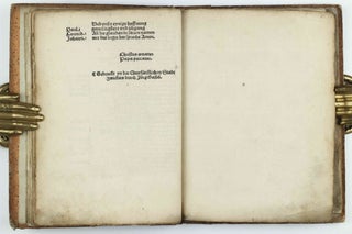 Die Wittenbergisch Nachtigall, Die man yetz höret vberall. Ich sage eüch wo diese schweygen so werden die stain schreyen Luce / Disputation zwischen einem Chorherren und Schuchmacher darin das wort gottes unnd ein recht Christlich wesen verfochten würt / Eyn Gesprech von den Scheynwercken der Gaystlichen, und iren gelübdten, damit sy zuverlesterung des bluts Christi vermaynen selig zuwerden / Eyn Gesprech eynes Evangelischen Christen mit einem Lutherischen, darin der Ergerlich wandel etlicher, die sich Lutherisch nennen, angezeigt und brüderlich gestrafft wird / Ein Dialogus, des inhalt, ein argument der Roemischen, wider das Christlich heüflein, den Geytz, auch ander offenlich laster etc. betreffend.