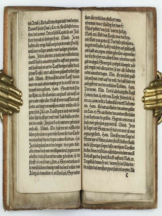 Die Wittenbergisch Nachtigall, Die man yetz höret vberall. Ich sage eüch wo diese schweygen so werden die stain schreyen Luce / Disputation zwischen einem Chorherren und Schuchmacher darin das wort gottes unnd ein recht Christlich wesen verfochten würt / Eyn Gesprech von den Scheynwercken der Gaystlichen, und iren gelübdten, damit sy zuverlesterung des bluts Christi vermaynen selig zuwerden / Eyn Gesprech eynes Evangelischen Christen mit einem Lutherischen, darin der Ergerlich wandel etlicher, die sich Lutherisch nennen, angezeigt und brüderlich gestrafft wird / Ein Dialogus, des inhalt, ein argument der Roemischen, wider das Christlich heüflein, den Geytz, auch ander offenlich laster etc. betreffend.