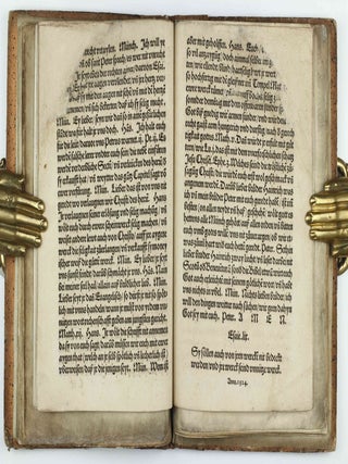 Die Wittenbergisch Nachtigall, Die man yetz höret vberall. Ich sage eüch wo diese schweygen so werden die stain schreyen Luce / Disputation zwischen einem Chorherren und Schuchmacher darin das wort gottes unnd ein recht Christlich wesen verfochten würt / Eyn Gesprech von den Scheynwercken der Gaystlichen, und iren gelübdten, damit sy zuverlesterung des bluts Christi vermaynen selig zuwerden / Eyn Gesprech eynes Evangelischen Christen mit einem Lutherischen, darin der Ergerlich wandel etlicher, die sich Lutherisch nennen, angezeigt und brüderlich gestrafft wird / Ein Dialogus, des inhalt, ein argument der Roemischen, wider das Christlich heüflein, den Geytz, auch ander offenlich laster etc. betreffend.
