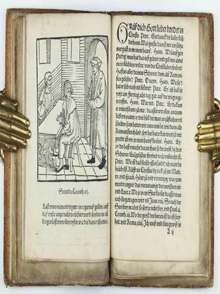 Die Wittenbergisch Nachtigall, Die man yetz höret vberall. Ich sage eüch wo diese schweygen so werden die stain schreyen Luce / Disputation zwischen einem Chorherren und Schuchmacher darin das wort gottes unnd ein recht Christlich wesen verfochten würt / Eyn Gesprech von den Scheynwercken der Gaystlichen, und iren gelübdten, damit sy zuverlesterung des bluts Christi vermaynen selig zuwerden / Eyn Gesprech eynes Evangelischen Christen mit einem Lutherischen, darin der Ergerlich wandel etlicher, die sich Lutherisch nennen, angezeigt und brüderlich gestrafft wird / Ein Dialogus, des inhalt, ein argument der Roemischen, wider das Christlich heüflein, den Geytz, auch ander offenlich laster etc. betreffend.