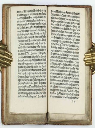 Die Wittenbergisch Nachtigall, Die man yetz höret vberall. Ich sage eüch wo diese schweygen so werden die stain schreyen Luce / Disputation zwischen einem Chorherren und Schuchmacher darin das wort gottes unnd ein recht Christlich wesen verfochten würt / Eyn Gesprech von den Scheynwercken der Gaystlichen, und iren gelübdten, damit sy zuverlesterung des bluts Christi vermaynen selig zuwerden / Eyn Gesprech eynes Evangelischen Christen mit einem Lutherischen, darin der Ergerlich wandel etlicher, die sich Lutherisch nennen, angezeigt und brüderlich gestrafft wird / Ein Dialogus, des inhalt, ein argument der Roemischen, wider das Christlich heüflein, den Geytz, auch ander offenlich laster etc. betreffend.