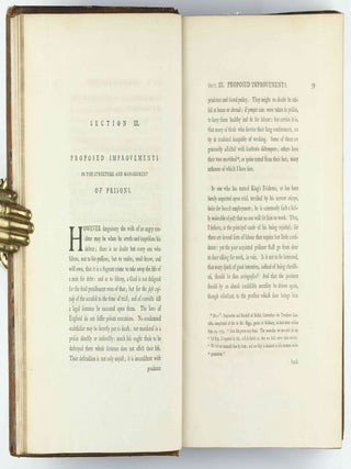 The State of the Prisons in England and Wales, with Preliminary Observations, and an Account of Some Foreign Prisons / Appendix . . . containing a Farther Account of Foreign Prisons and Hospitals, with Additions.