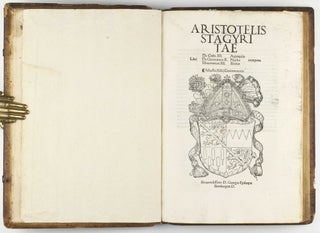 Libri de coelo IIII, de generatione II, meteorum IIII. Argiropilo, Nypho, Boetio interprete. Adiectis Eckij commentariis.
