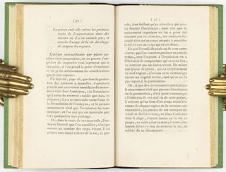 Recherches sur l'organisation des corps vivans (sic) et particulièrement sur son origine, sur la cause de son développement et des progrès de sa composition... Précédé du Discours d'ouverture du Cours de Zoologie donné dans le Muséum d'histoire naturelle, l'an X de la République.