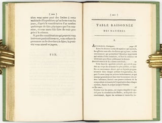 Recherches sur l'organisation des corps vivans (sic) et particulièrement sur son origine, sur la cause de son développement et des progrès de sa composition... Précédé du Discours d'ouverture du Cours de Zoologie donné dans le Muséum d'histoire naturelle, l'an X de la République.