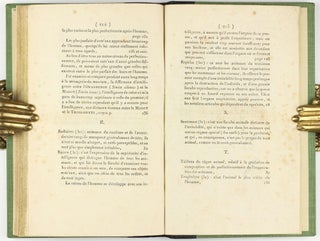 Recherches sur l'organisation des corps vivans (sic) et particulièrement sur son origine, sur la cause de son développement et des progrès de sa composition... Précédé du Discours d'ouverture du Cours de Zoologie donné dans le Muséum d'histoire naturelle, l'an X de la République.