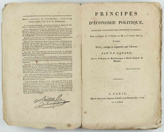 Principes d'Économie Politique.