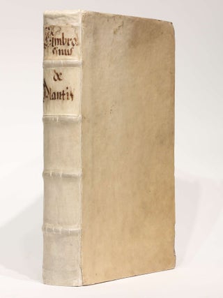 Phytologiae; hoc est De Plantis partis primae tomus primus. (all published).