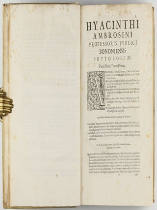 Phytologiae; hoc est De Plantis partis primae tomus primus. (all published).