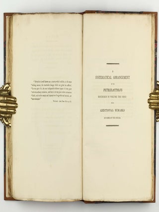 Petrificata Derbiensia; or, Figures and Descriptions of Petrifactions Collected in Derbyshire. Volume I (all published).