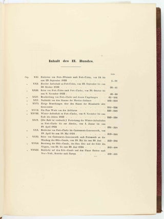 Reise in das Innere Nord-America in den Jahren 1832 bis 1834.