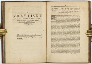 Trois traitez de la philosophie naturelle non encore imprimez : scavoir Le secret livre du tres-ancien philosophe Artephius, traitant de l'art occulte et transmutation metallique, Latin Francois : plus Les figures hierogliphiques de Nicolas Flamel ainsi qu'il les a mises en la quatriesme arche qu'il a bastie au Cimitiere des Innocens á Paris, entrant par la grande porte de la rué S. Denys, & prenant la main droite, avec l'explication d'icelles par iceluy Flamel ; ensemble, Le vray livre du docte Synesius Abbé grec, tiré de la bibliotheque de l'empereur sur le mesme subiect...