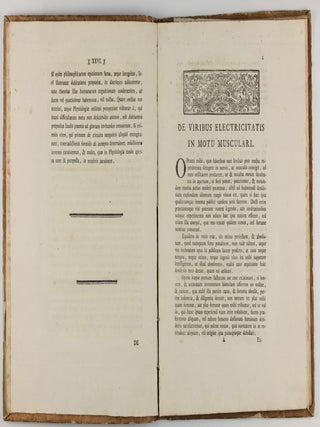 De viribus electricitatis in motu musculari commentarius cum Joannis Aldini dissertatione et notis. Accesserunt epistolae ad animalis electricitatis theoriam pertinentes.