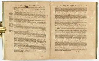 De stella nova in pede serpentarii / De stella tertii honoris in cygno, quae us que ad annum M.DC. fuit incognita / Jesu Christi servatoris nostri vero anno natalitio.