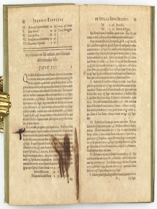 De stella nova in pede serpentarii / De stella tertii honoris in cygno, quae us que ad annum M.DC. fuit incognita / Jesu Christi servatoris nostri vero anno natalitio.