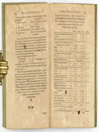 De stella nova in pede serpentarii / De stella tertii honoris in cygno, quae us que ad annum M.DC. fuit incognita / Jesu Christi servatoris nostri vero anno natalitio.