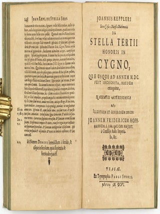 De stella nova in pede serpentarii / De stella tertii honoris in cygno, quae us que ad annum M.DC. fuit incognita / Jesu Christi servatoris nostri vero anno natalitio.