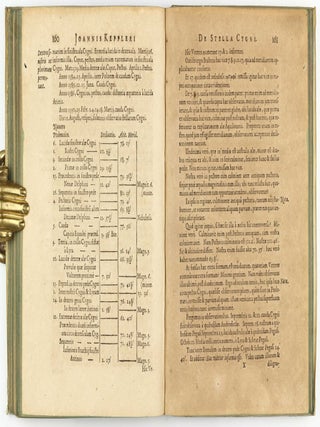 De stella nova in pede serpentarii / De stella tertii honoris in cygno, quae us que ad annum M.DC. fuit incognita / Jesu Christi servatoris nostri vero anno natalitio.