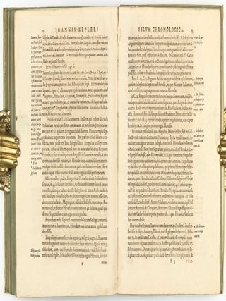 De stella nova in pede serpentarii / De stella tertii honoris in cygno, quae us que ad annum M.DC. fuit incognita / Jesu Christi servatoris nostri vero anno natalitio.