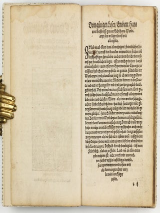 Feld und Stattbuch bewerter Wundtartznei. New widerumb ersehen zusampt dem Antidotari, Fürsorg und Vorrath der Chirurgei.