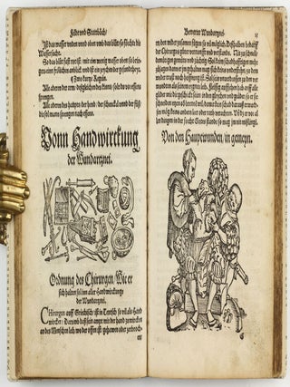 Feld und Stattbuch bewerter Wundtartznei. New widerumb ersehen zusampt dem Antidotari, Fürsorg und Vorrath der Chirurgei.