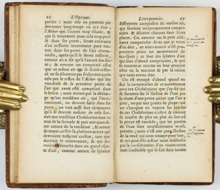 L'optique divisée en trois livres ou l'on démontre d'une d'une maniere aisée tout ce qui regarde 1, la Propagation & les proprietez de la Lumiere. 2, La vision. 3, La figure & la disposition des verres qui servent à la perfectionner.