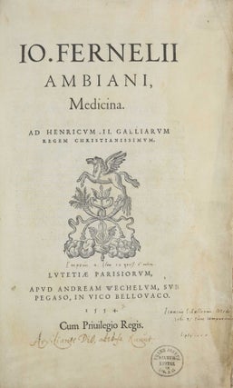 Item #003759 Medicina. Ad Henricum II Galliarum Lutetiae / Enarrationum medicinalium libri sex....