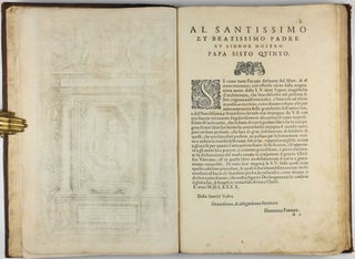 Della trasportatione dell'obelisco Vaticano et delle fabriche di Nostro Signore Papa Sisto V.