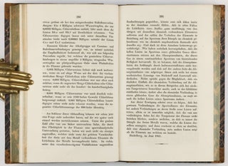 Chemische Analyse durch Spectralbeobachtungen. (Erste-) Zweite Abhandlung. In: Annalen der Physik und Chemie, vol. 110, pp. 161-89, plates V, VI + vol. 113, pp. 337-81, plates III, V, VIII.