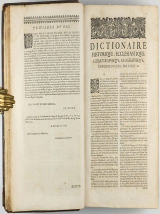 Le grand dictionnaire historique, ou le mélange curieux de l'histoire sainte et profane.