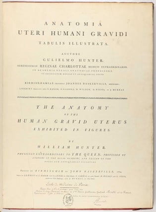 Item #003808 Anatomia uteri humani gravidi tabulis illustrata. The Anatomy of the Human Gravid...
