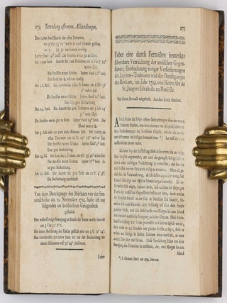 Astronomisches Jahrbuch für die Jahre 1786 bis 1803. Consecutive run of 16 volumes, 4 supplements, 1 index volume and 1 volume of "Erläuterungen" bound in 12 volumes.