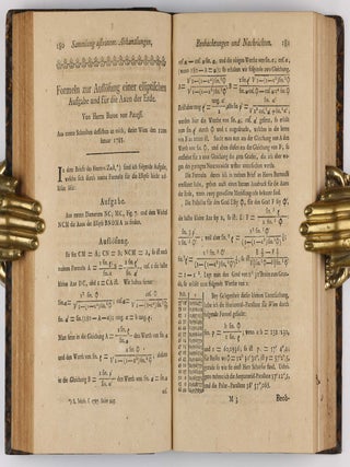 Astronomisches Jahrbuch für die Jahre 1786 bis 1803. Consecutive run of 16 volumes, 4 supplements, 1 index volume and 1 volume of "Erläuterungen" bound in 12 volumes.