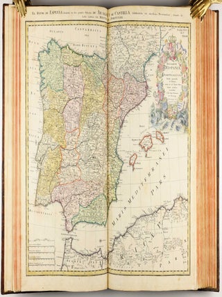 Homannischer Atlas von Hundert Landkarten darinne die Erdkugel mit allen ihren Theilen geographisch vorgestellet und nach dem Unterschied der Reiche und Staaten deutlich illuminiret worden. Nebst einer Einleitung in die mathematische, natürliche und historische Geographie.