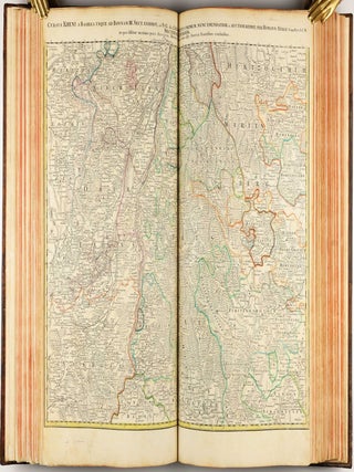 Homannischer Atlas von Hundert Landkarten darinne die Erdkugel mit allen ihren Theilen geographisch vorgestellet und nach dem Unterschied der Reiche und Staaten deutlich illuminiret worden. Nebst einer Einleitung in die mathematische, natürliche und historische Geographie.